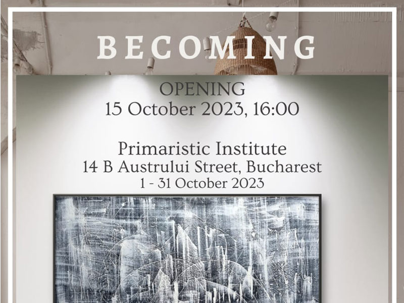 BECOMING, opening 15 October 2023, 16:00